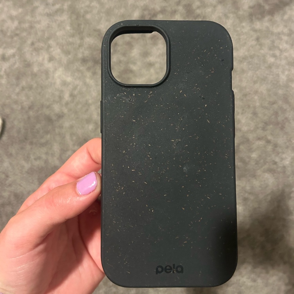 Eco-Friendly Pela Black Phone Case iPhone 14
